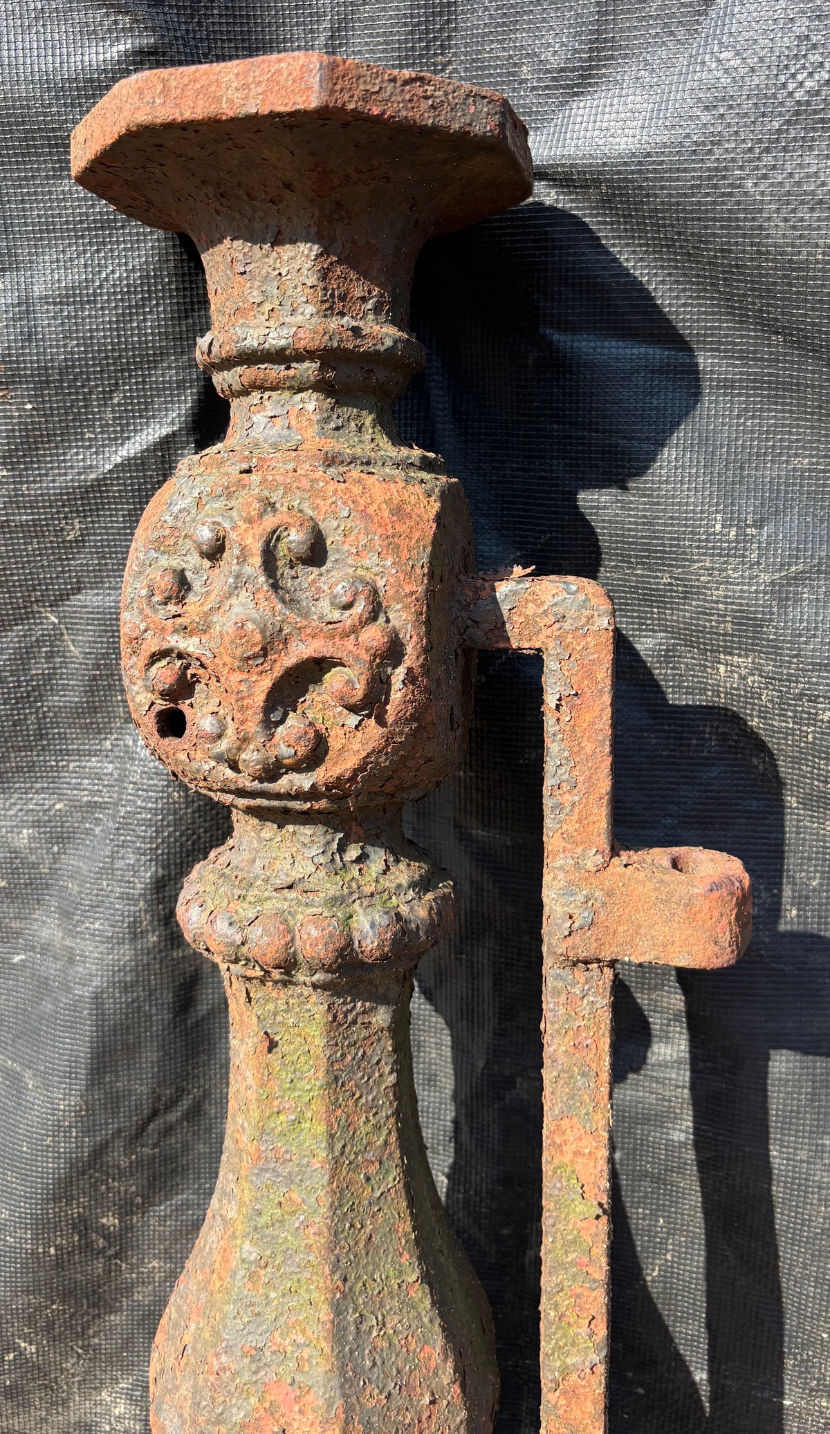 Pair of Cast Iron Newel Posts GA21577