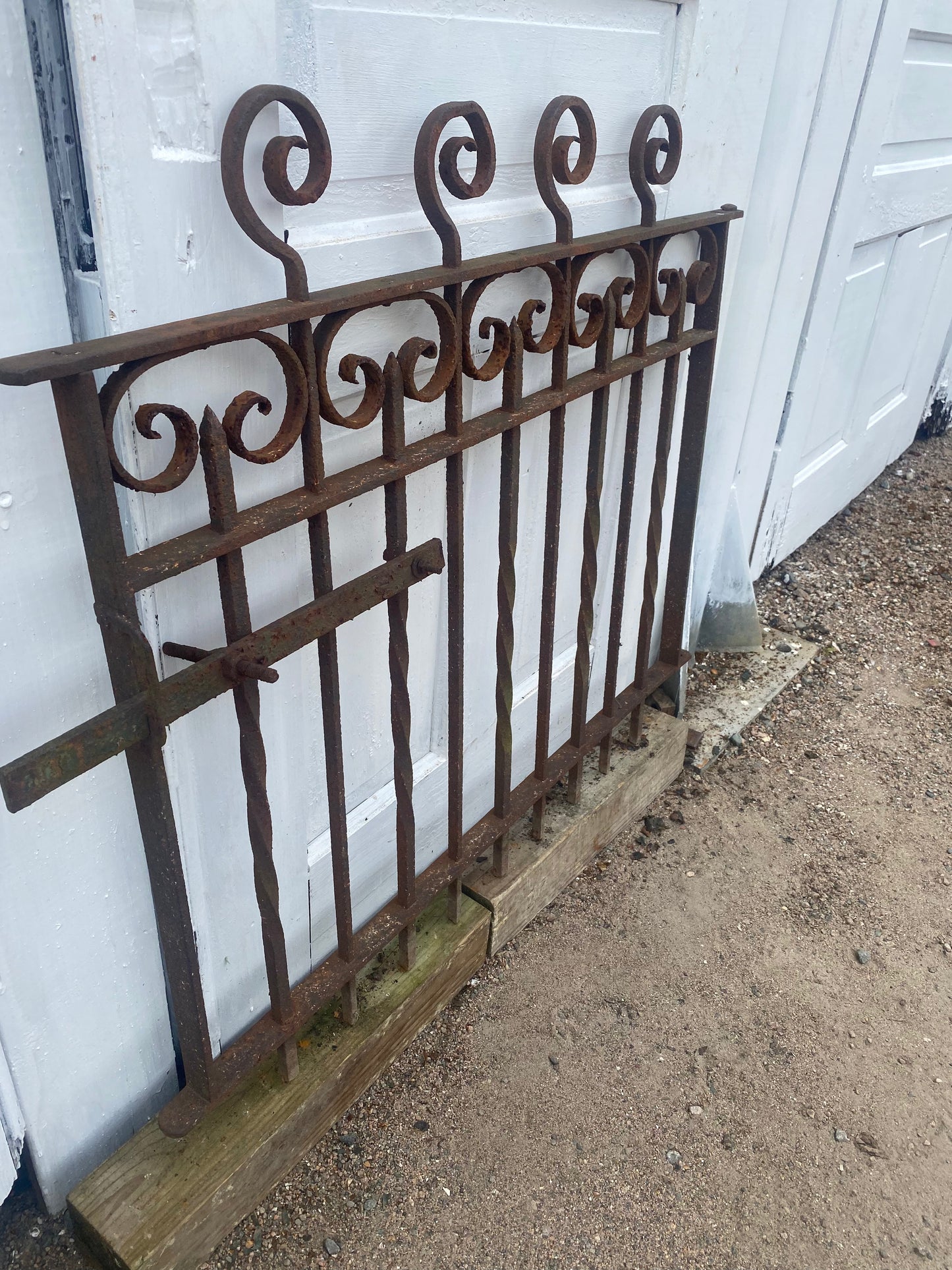 Antique Iron Gate GS20226 - 38" wide x 31" tall