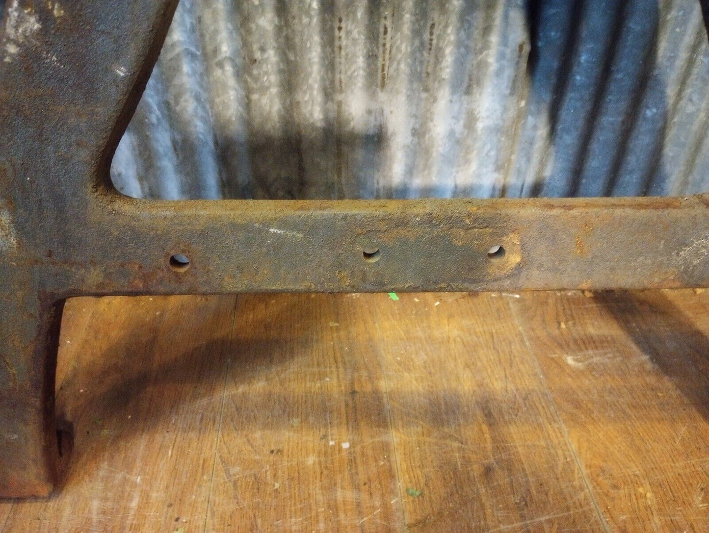 Pair of Cast Iron Machine Legs 20 3/4" Tall x 22 1/2" Wide