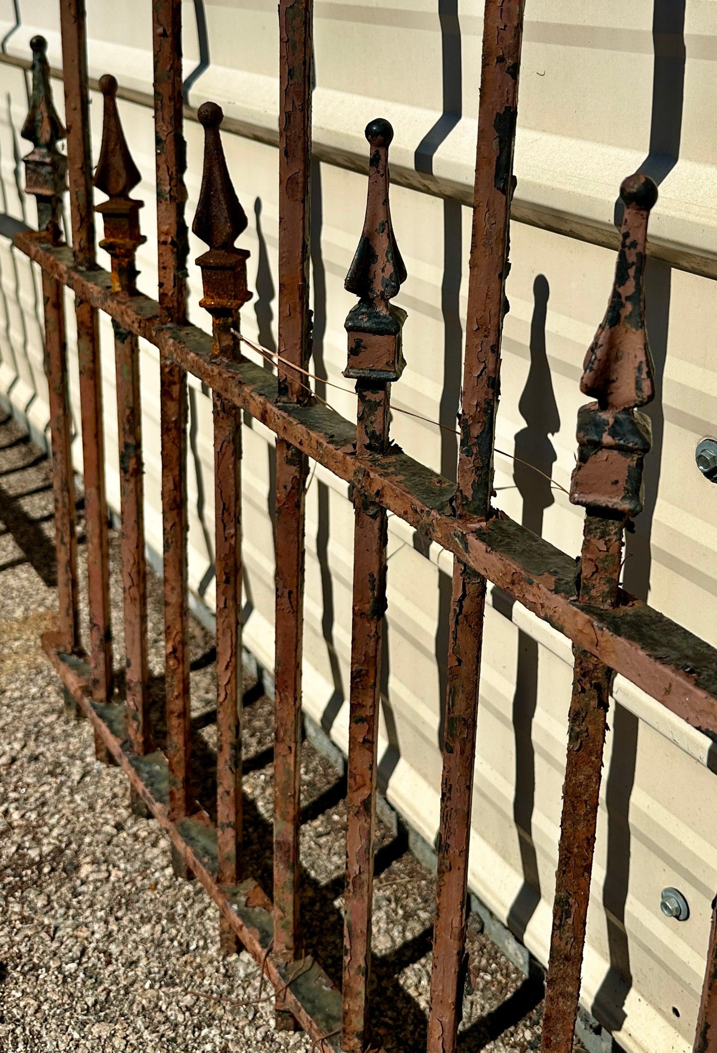 61 Feet of Antique Wrought Iron Fencing GA20787