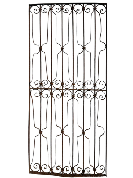 Antique Wrought Iron 68" Tall Gate GA20659