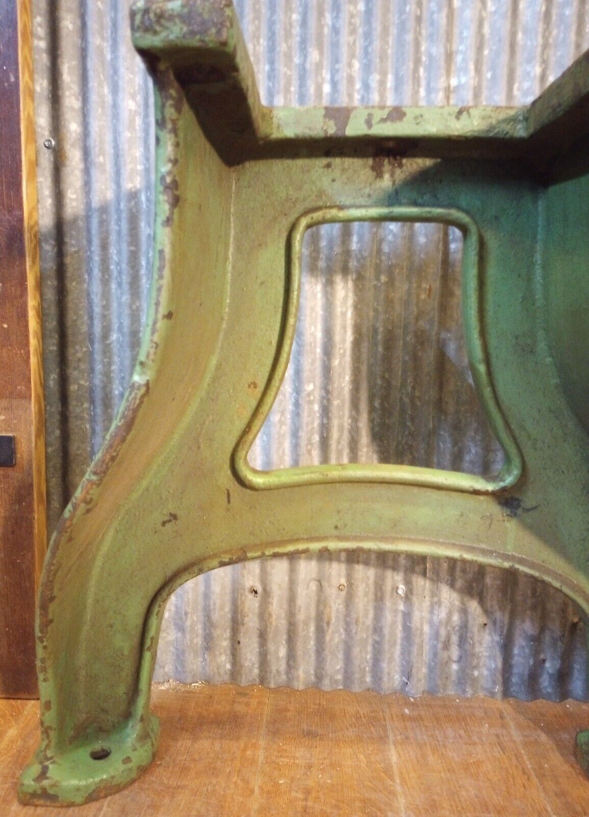 Pair of Cast Iron Machine Legs 23" Tall x 23 1/2 " Wide