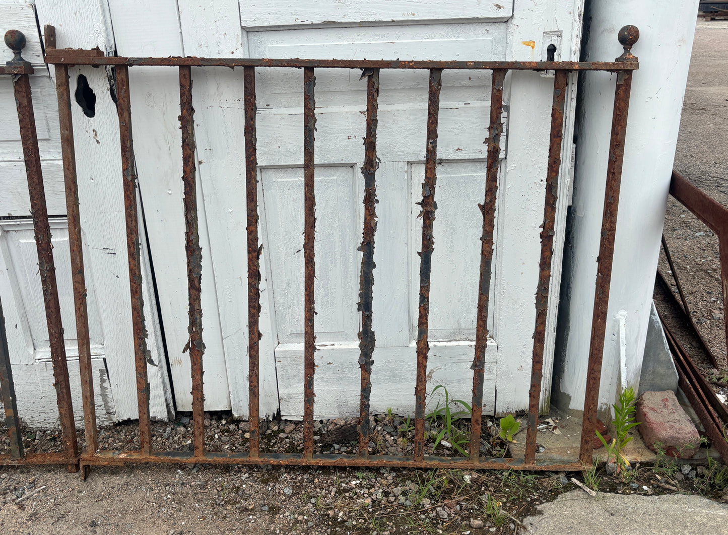 7.5 Feet of Wrought Iron Porch Railings GA21282