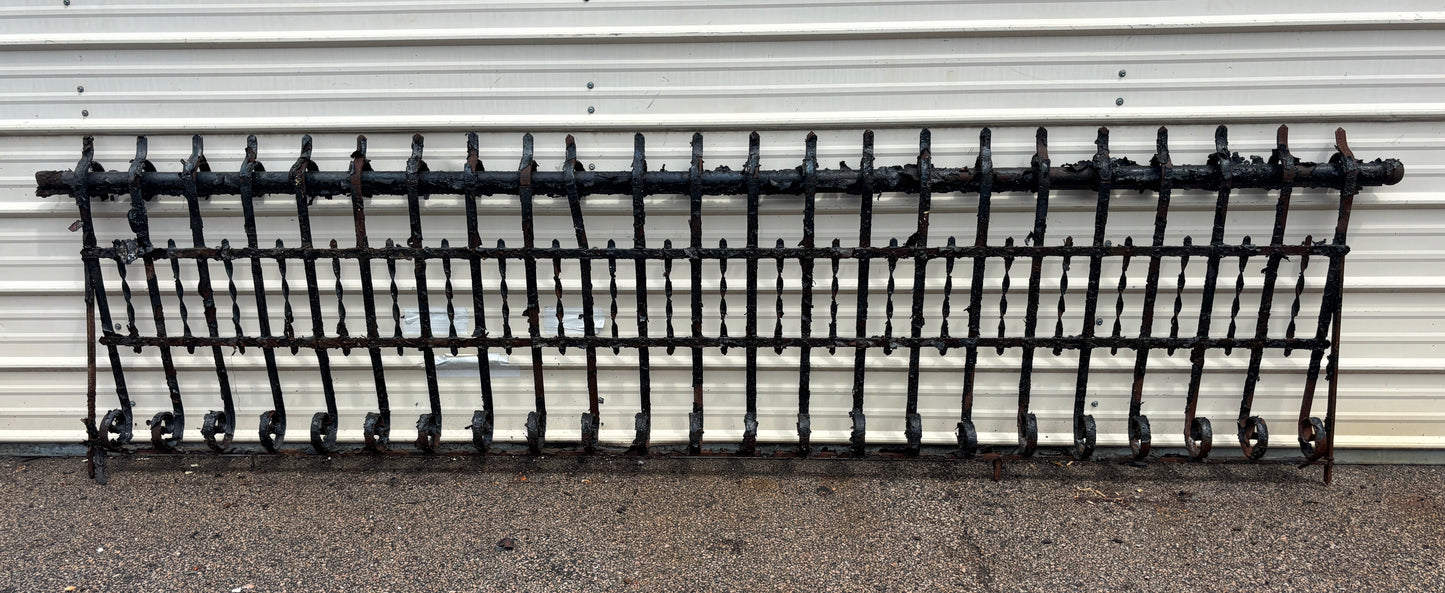 12 Foot Iron Fence Panel GA21364