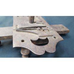 Primitive Ornate Iron Rim Lock #GA4167