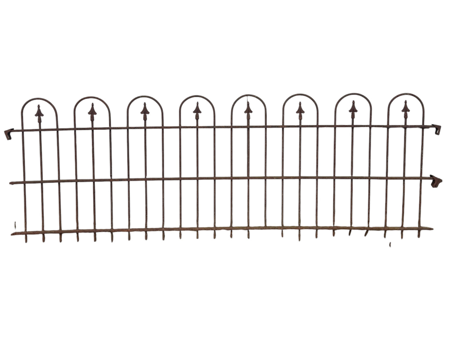 38 Ft of Antique Wrought Iron Hairpin Fencing GA21129