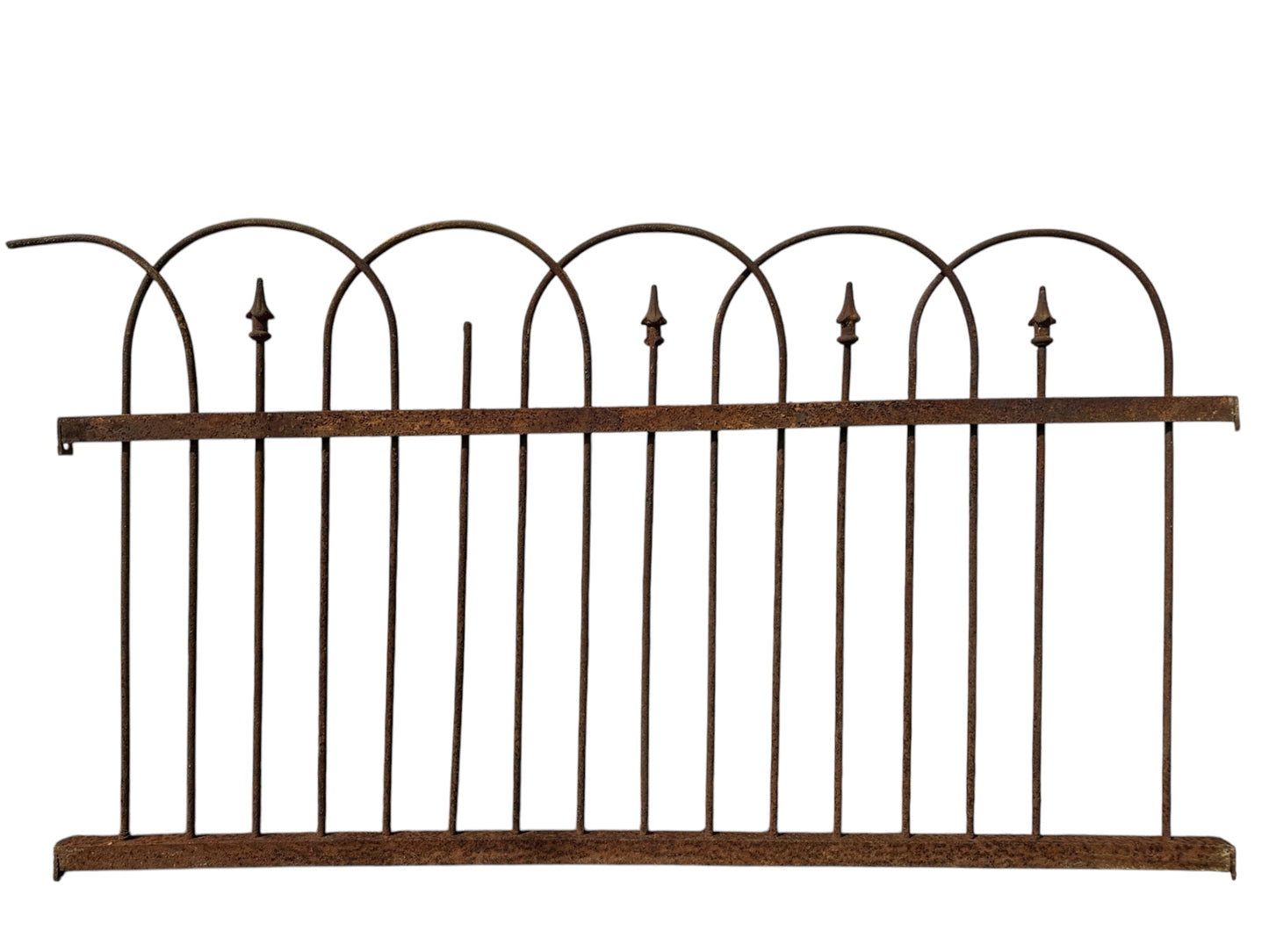 39 Feet of Antique Wrought Iron Hairpin Fencing GA20855