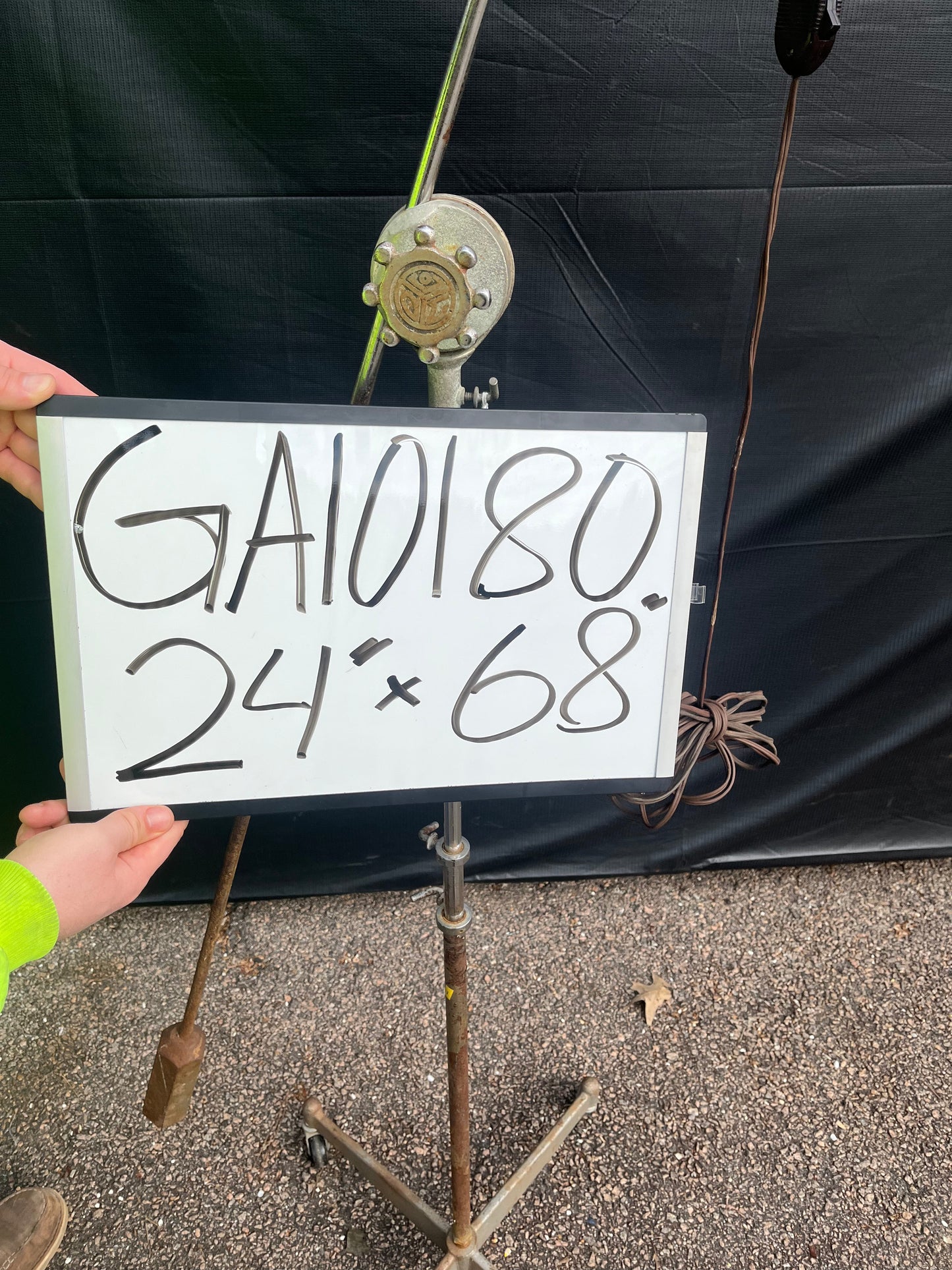 Vintage "Little Giant" Industrial Stage Light GA10180