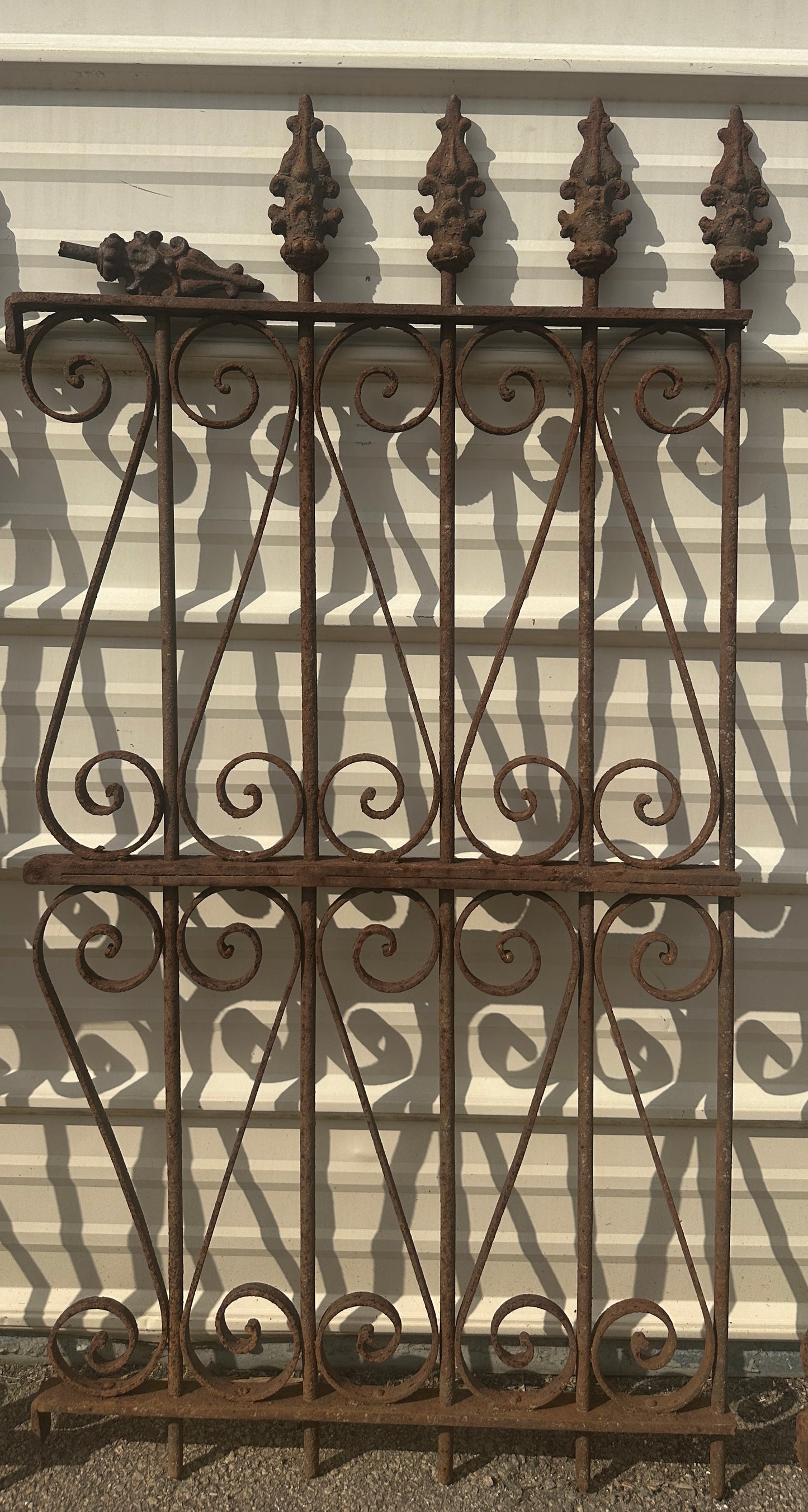 23 Ft of Antique Wrought Iron Fencing GA20809