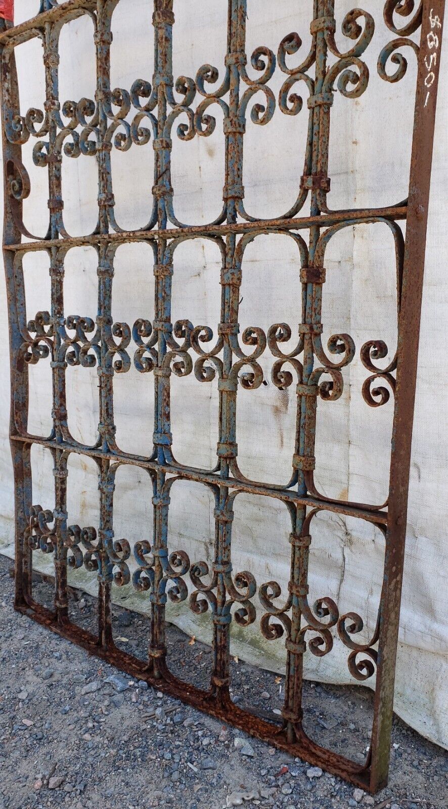 Ornate Wrought Iron Gate 76" Tall by 36" Wide #GA9401