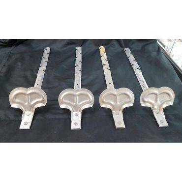 Set of 4 Steel Roof Snowbirds #GA4069
