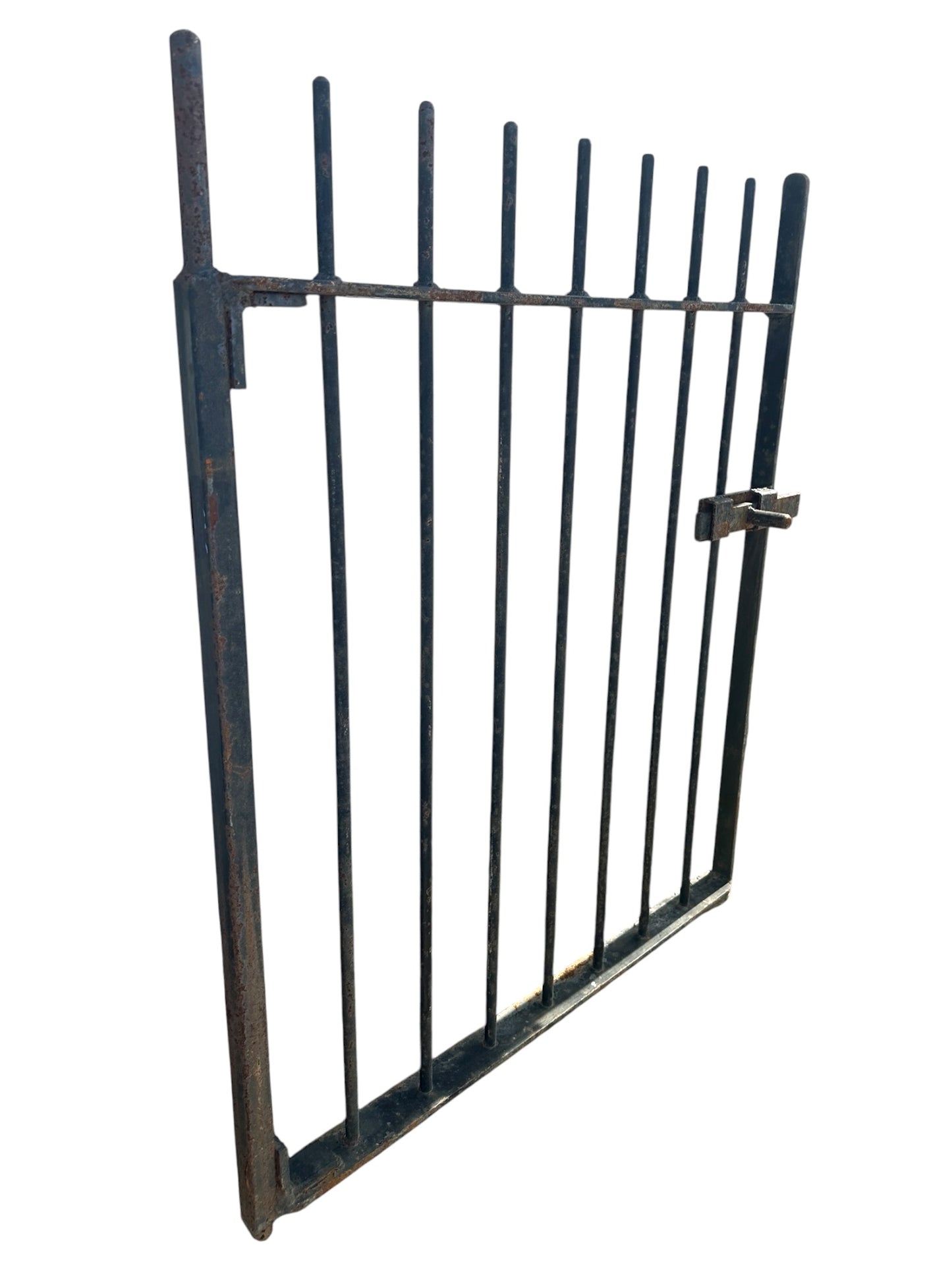 Antique Wrought Iron Gate w/ Original Latch - 30 1/2" W x 37 1/2" T - GA20975