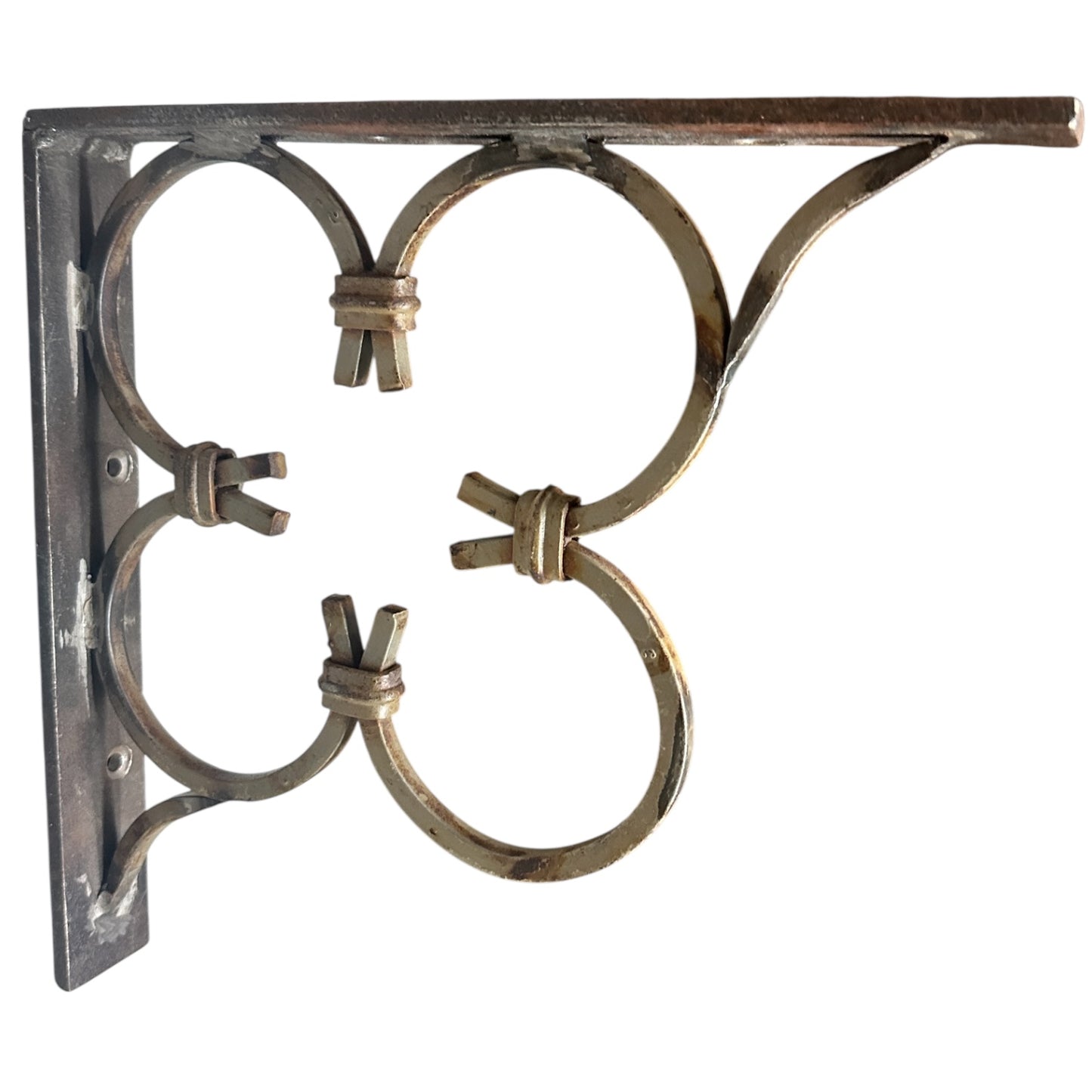 Antique Wrought Iron Shelving Brackets - 3 Pairs Available - GA20791
