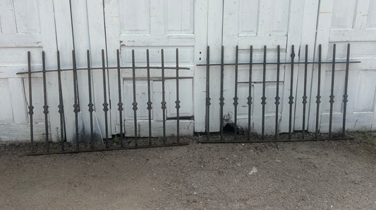 10 Feet of Wrought Iron Fence Panels GA21262