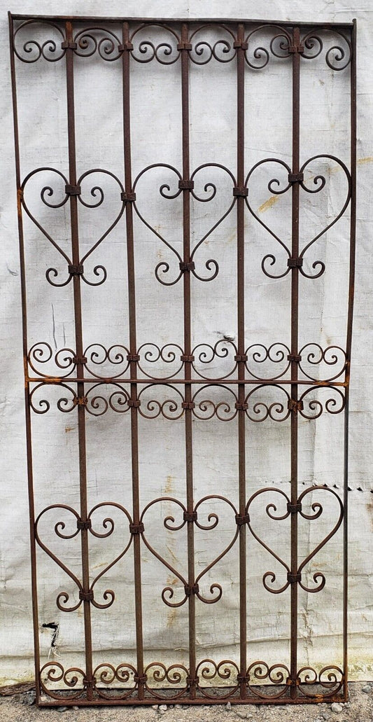 Wrought Iron Gate Panel 66" Tall x 31 1/2" Wide GA9534