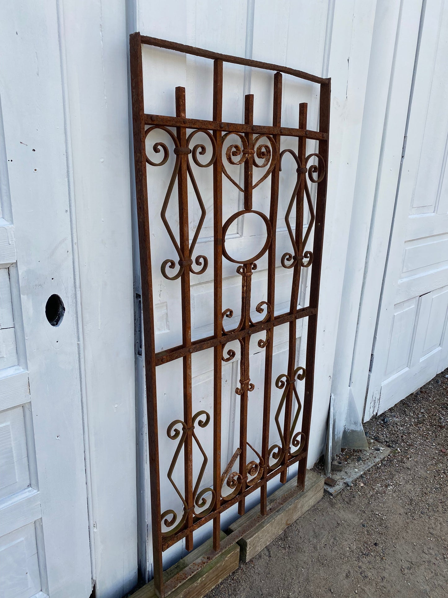 Antique Iron Gate GS20209 - 26" wide x 55 1/2" tall