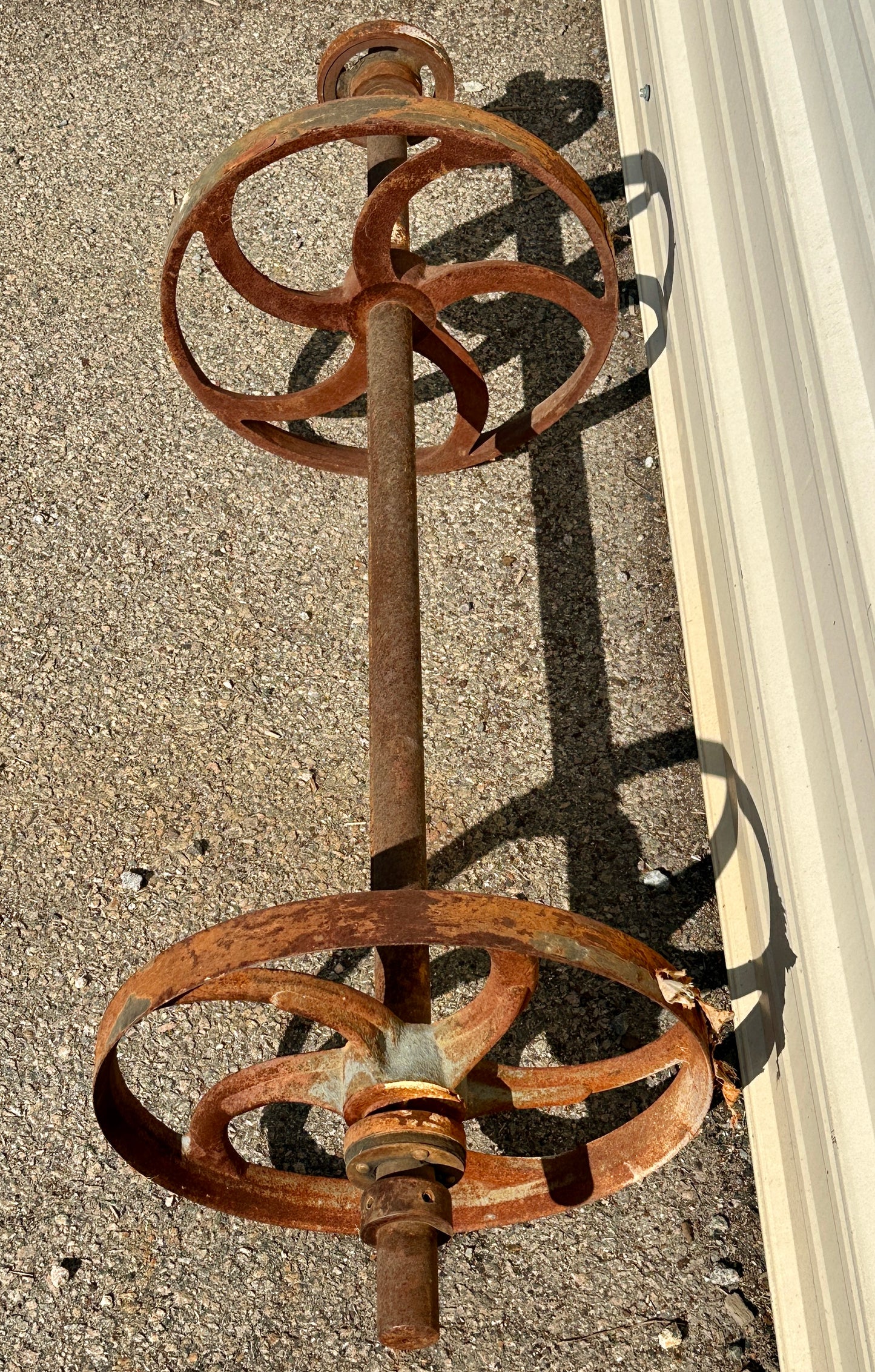Pair of Industrial Salvage Pulley Wheels GA20915
