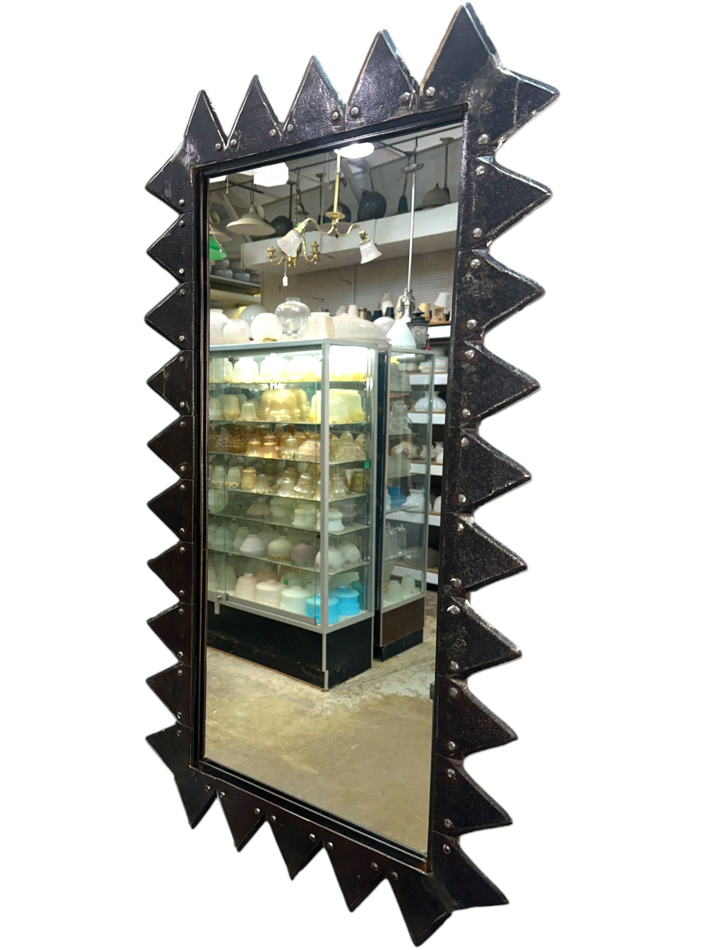 Repurposed Farm Equipment Steel Blade Custom-Made Mirror GA20997