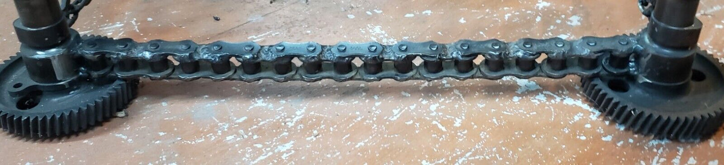 Custom Made Industrial Gear Piston Wrench Bathroom Vessel Sink & Faucet GS00087