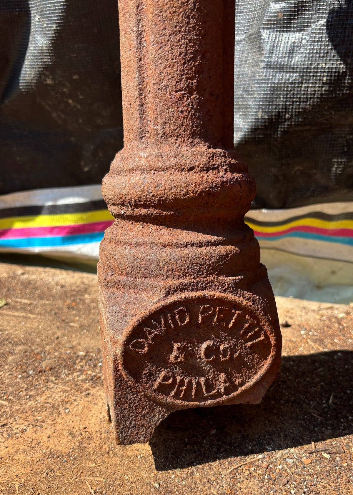 Pair of Cast Iron Newel Posts GA21633