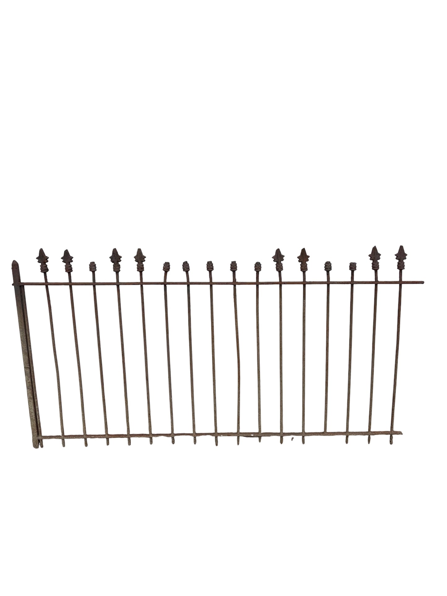 31 Ft Antique Wrought Iron Picket Fencing GA21065