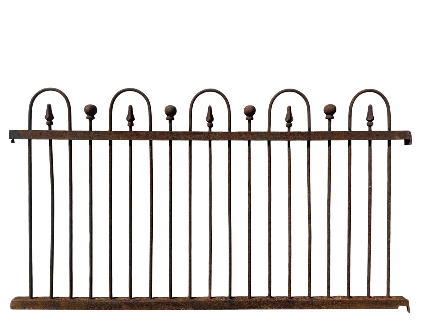 18 Ft of Antique Wrought Iron Hairpin Fencing GA20996