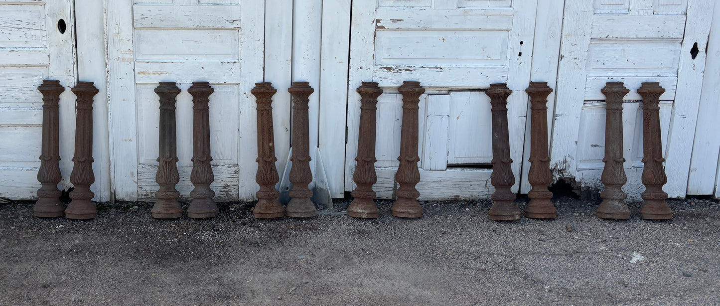 6 Pairs of Cast Iron Columns GA21442
