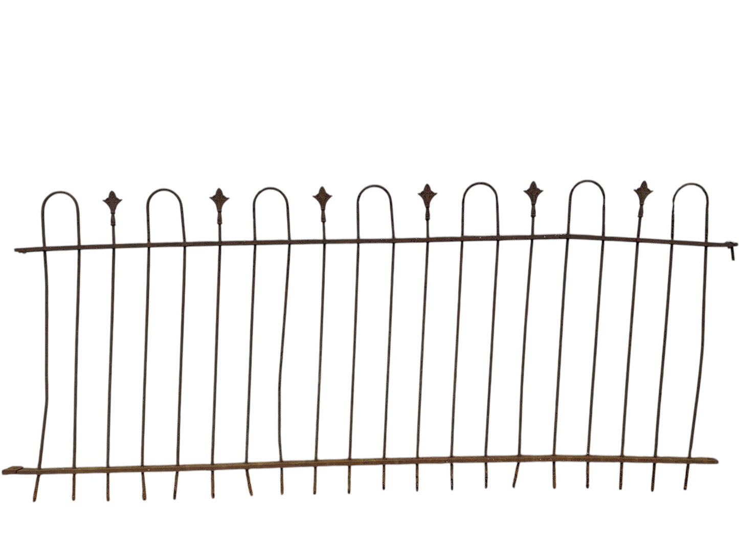27 Ft Antique Wrought Iron Hairpin Fencing GA20881