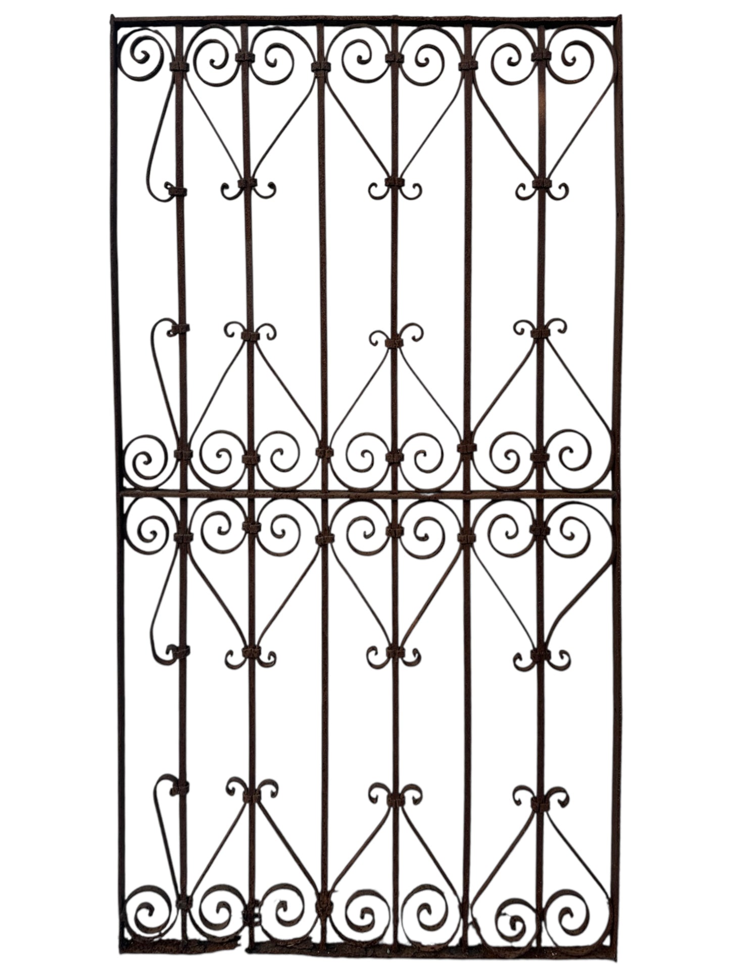 Antique Wrought Iron 59" Tall Gate GA20645
