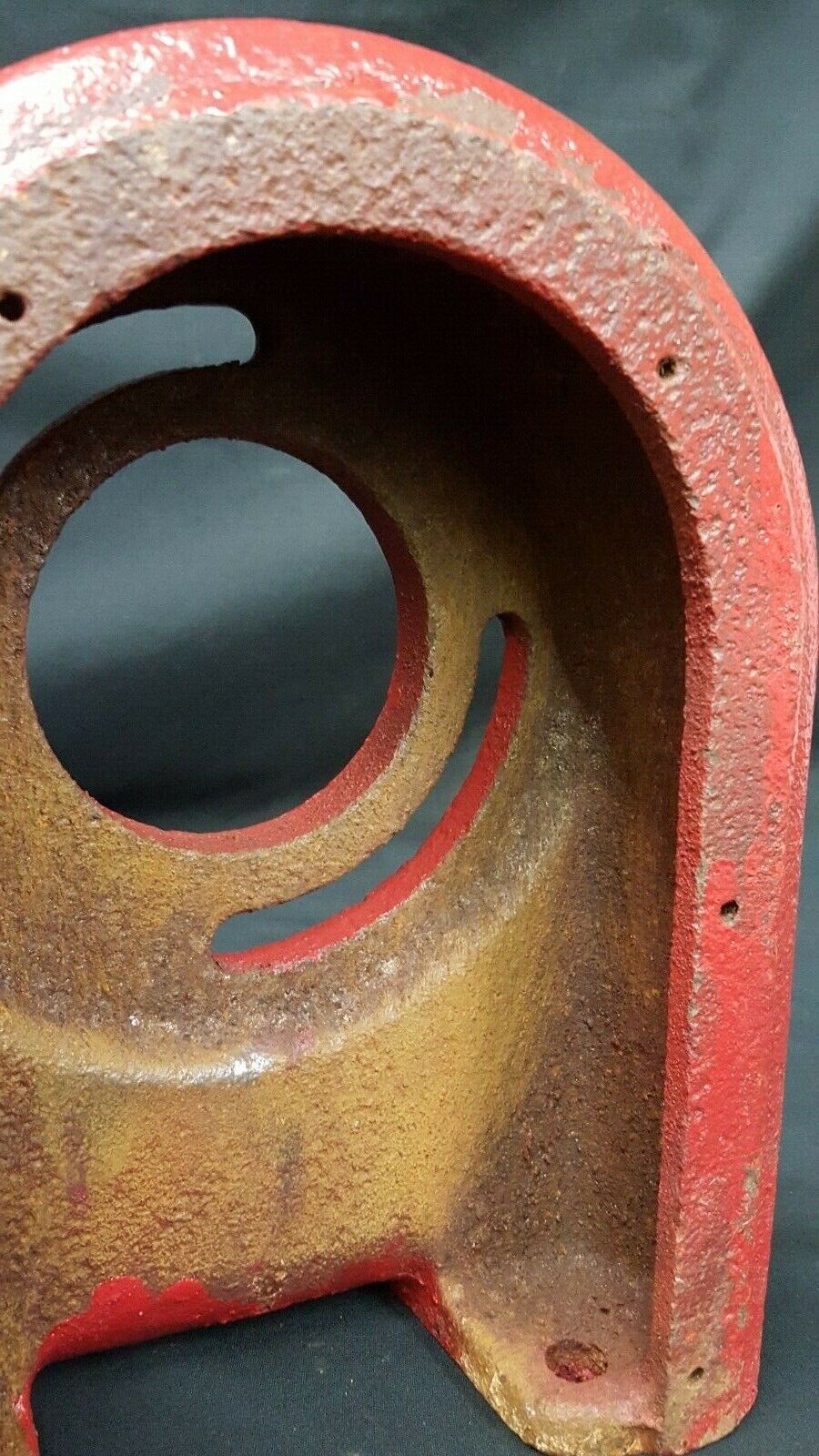 Vintage & Restored Cast Iron Air Pump Meter Top Base