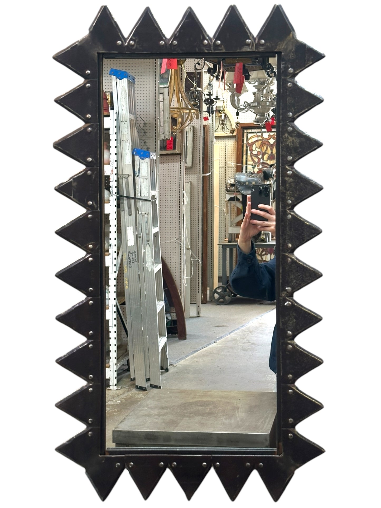 Repurposed Farm Equipment Steel Blade Custom-Made Mirror GA20997