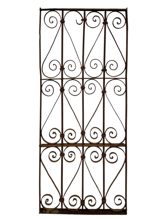 Antique Wrought Iron 52"+ Tall Gate GA20743