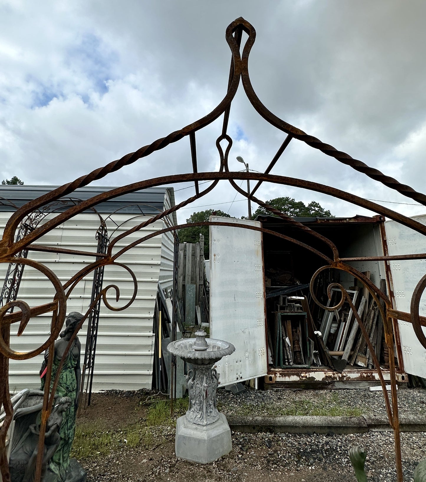 Custom Wrought Iron Arbor GA20242