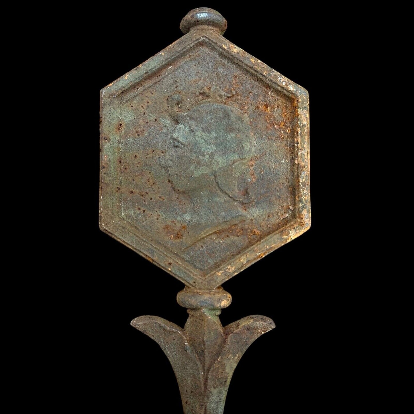 Pair of Custom Cast Iron Spindles GA20001