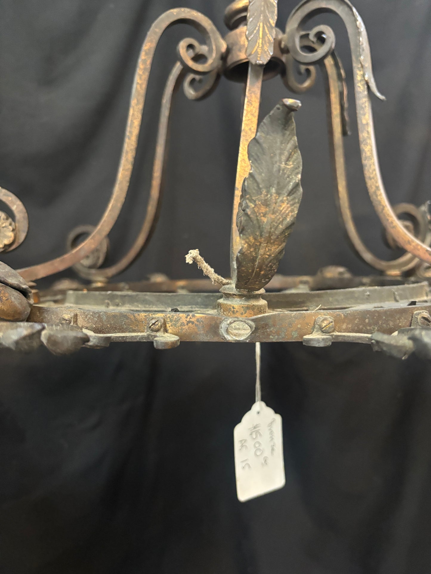 1900s Bronze Chandelier GA21154