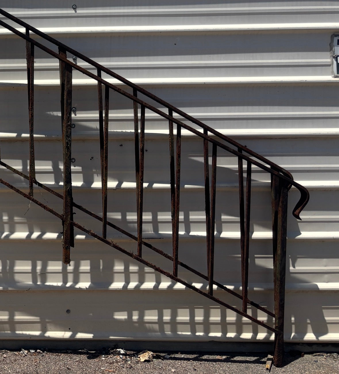 Pair of Wrought Iron Stair Railings GA21228