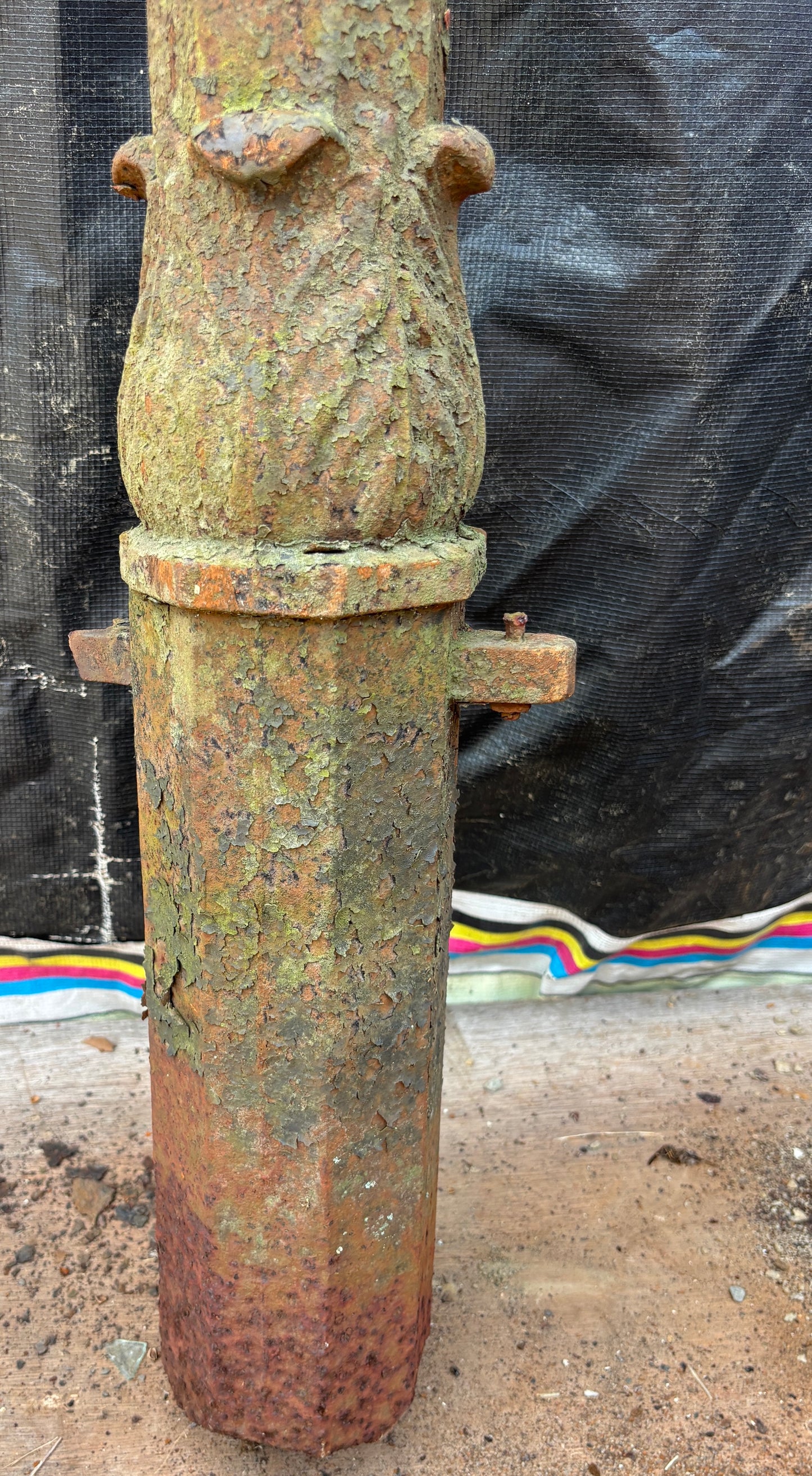 Cast Iron Newel Post GA21575