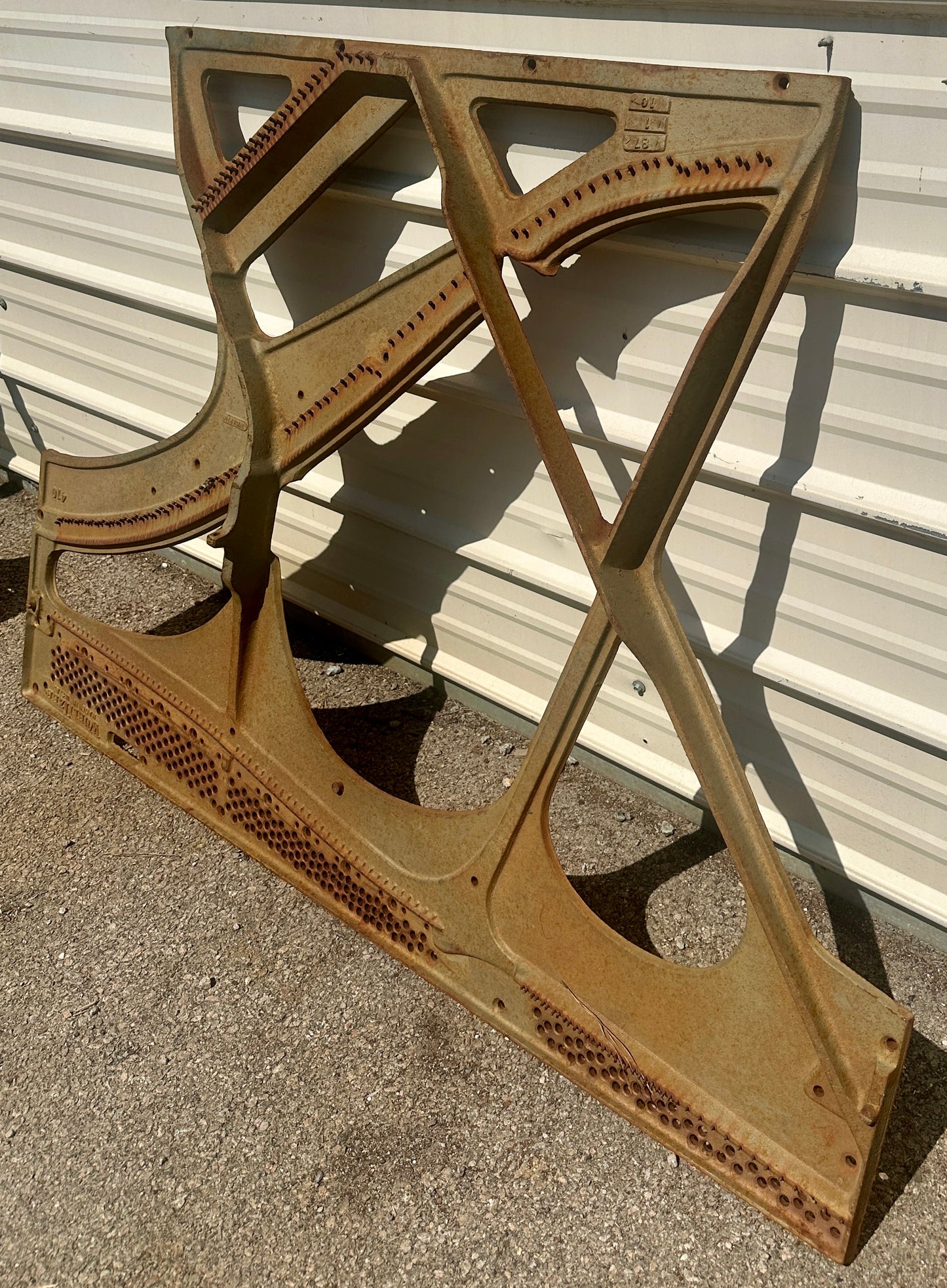 Vintage Wurlitzer Cast Iron Piano Harp GA20933