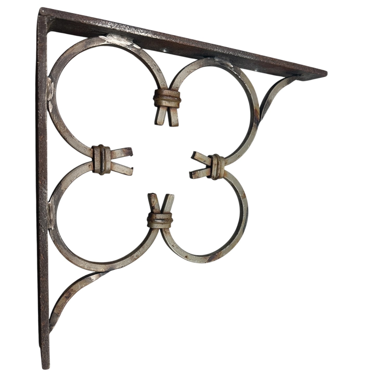 Antique Wrought Iron Shelving Brackets - 3 Pairs Available - GA20791