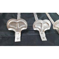 Set of 4 Steel Roof Snowbirds #GA4069