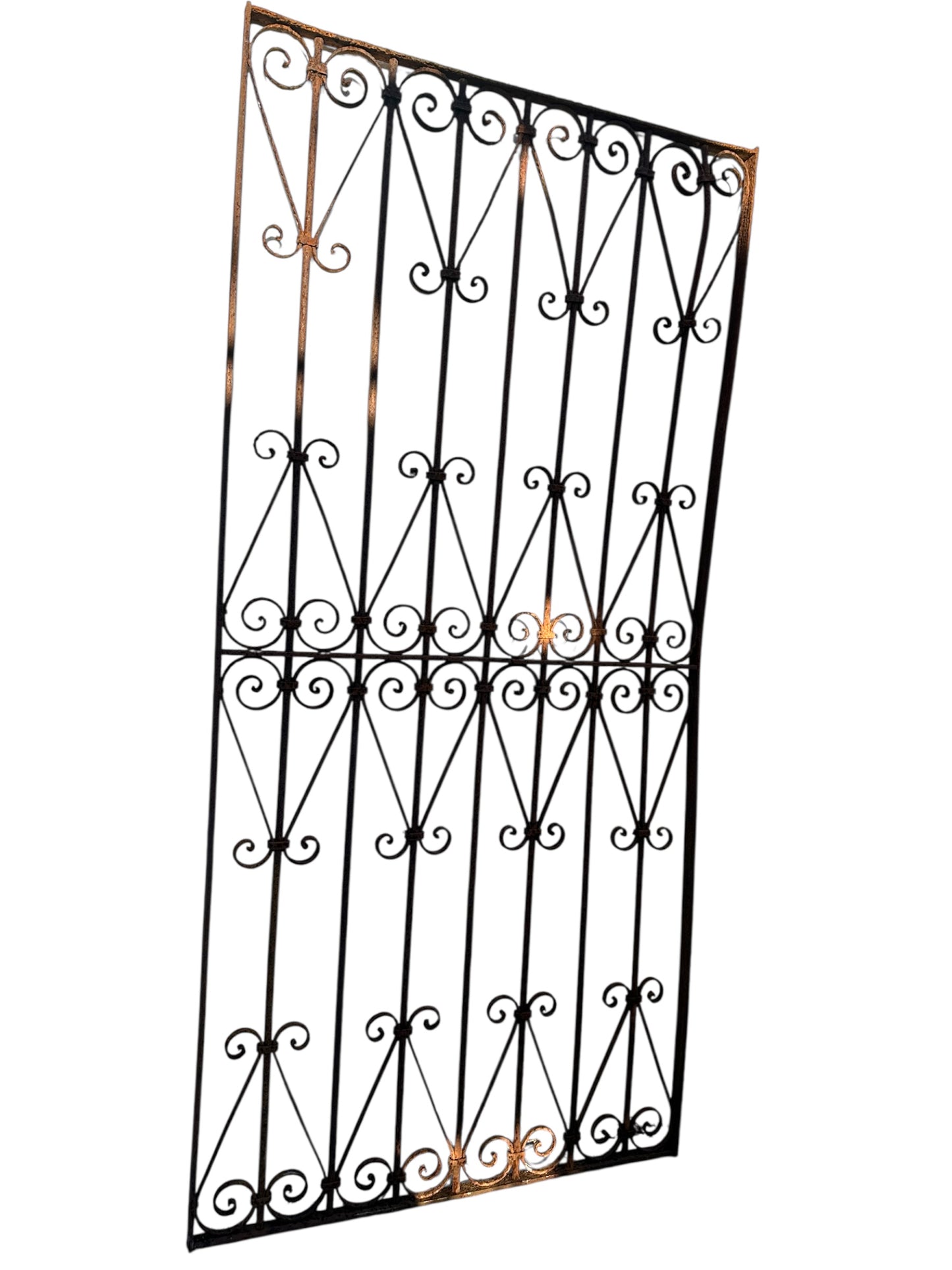 Antique Wrought Iron 74" tall Gate GA20676