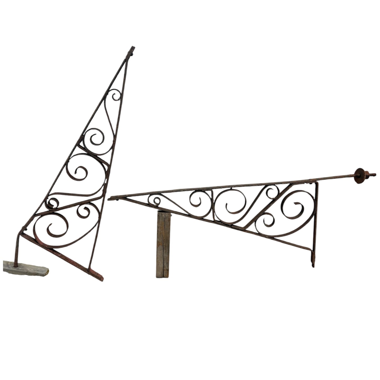 Antique Wrought Iron Exterior Brackets GA21069