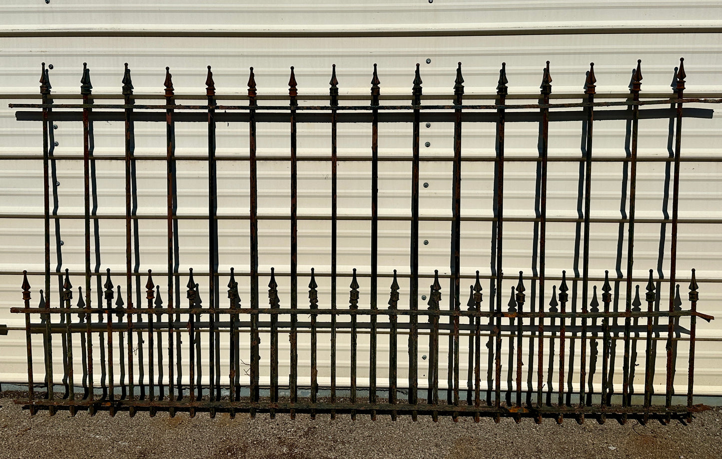 61 Feet of Antique Wrought Iron Fencing GA20787