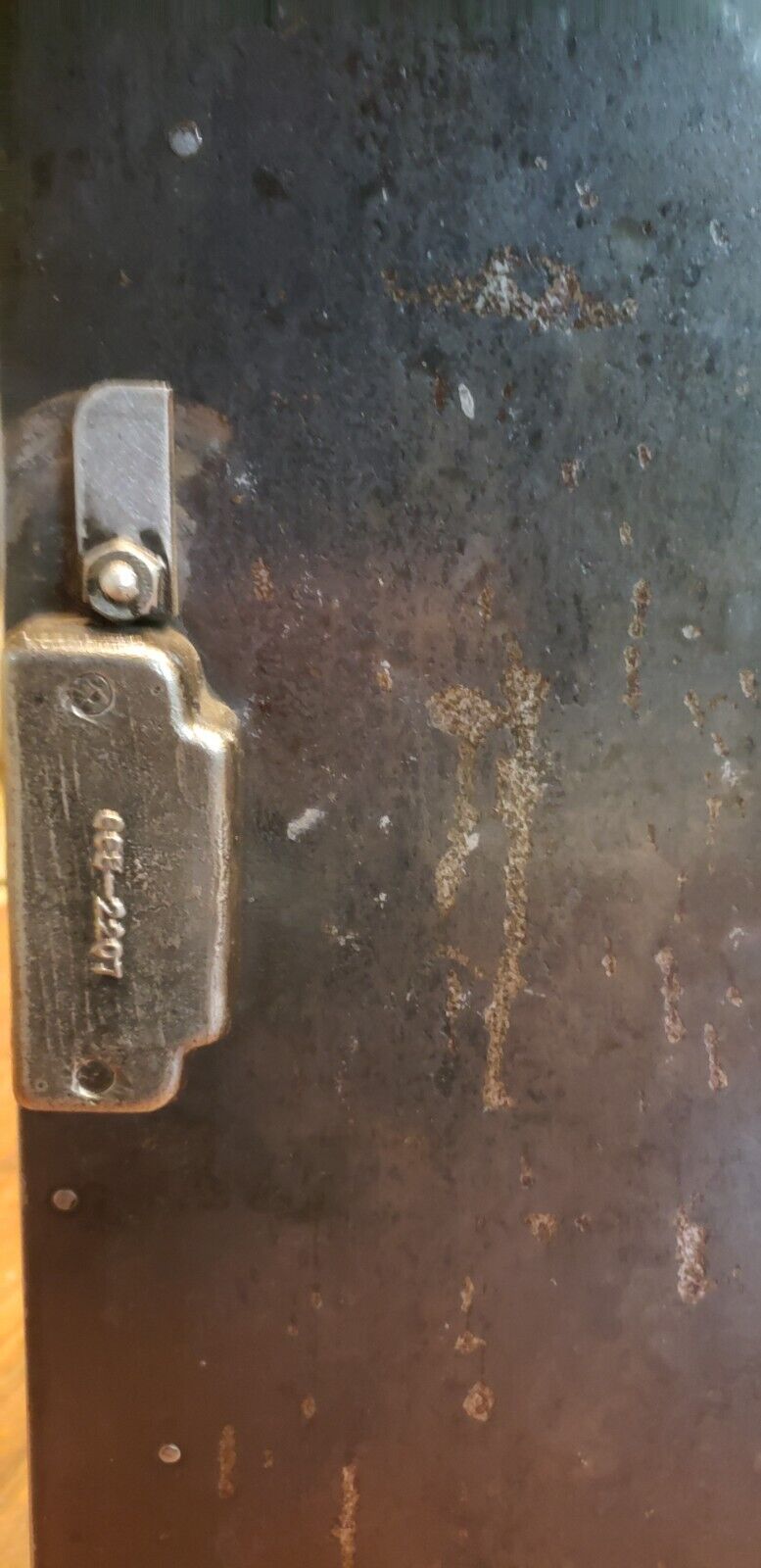 Late 1800's Pair of Shop Made Riveted Machinist Cabinets