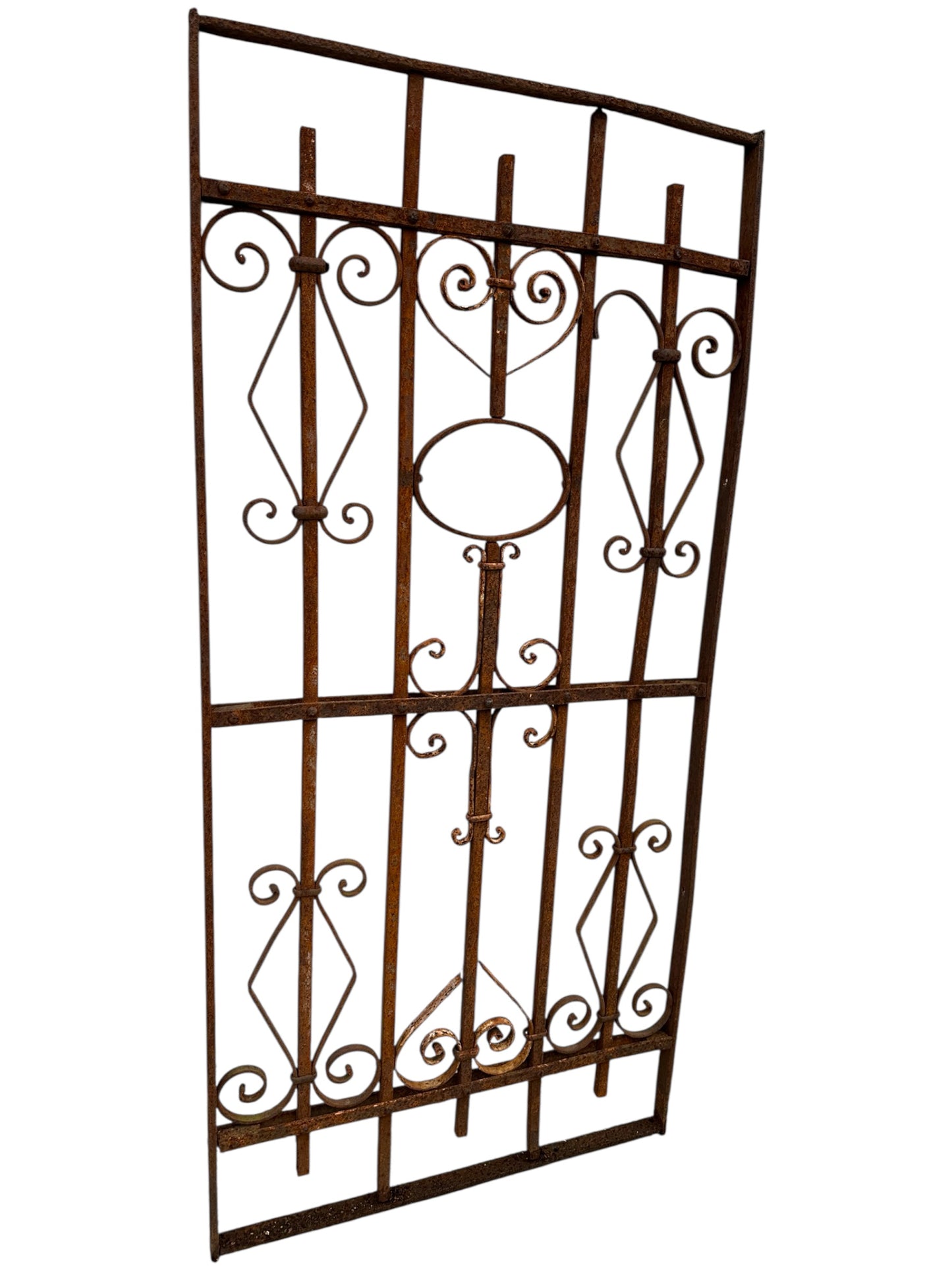 Antique Wrought Iron 55"+ Tall Gate GA20744