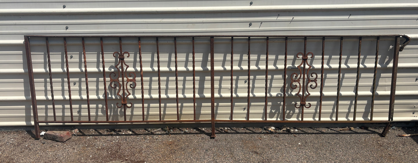 9 Foot Iron Fence Panel GA21312
