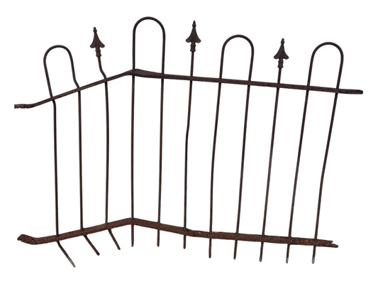 4 Ft of Antique Wrought Iron Hairpin Fencing GA21135