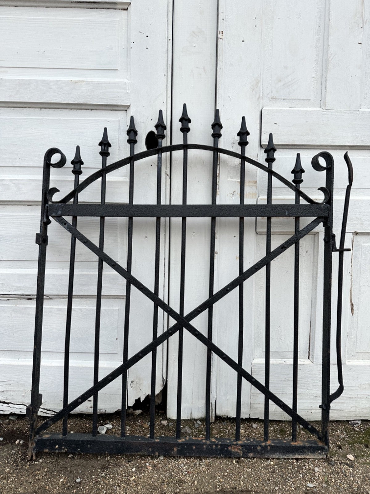 Antique Iron Gothic Style Garden Gate GA20246