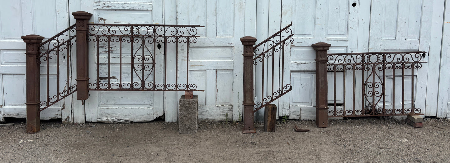 12 Feet of Iron Railings GA21362