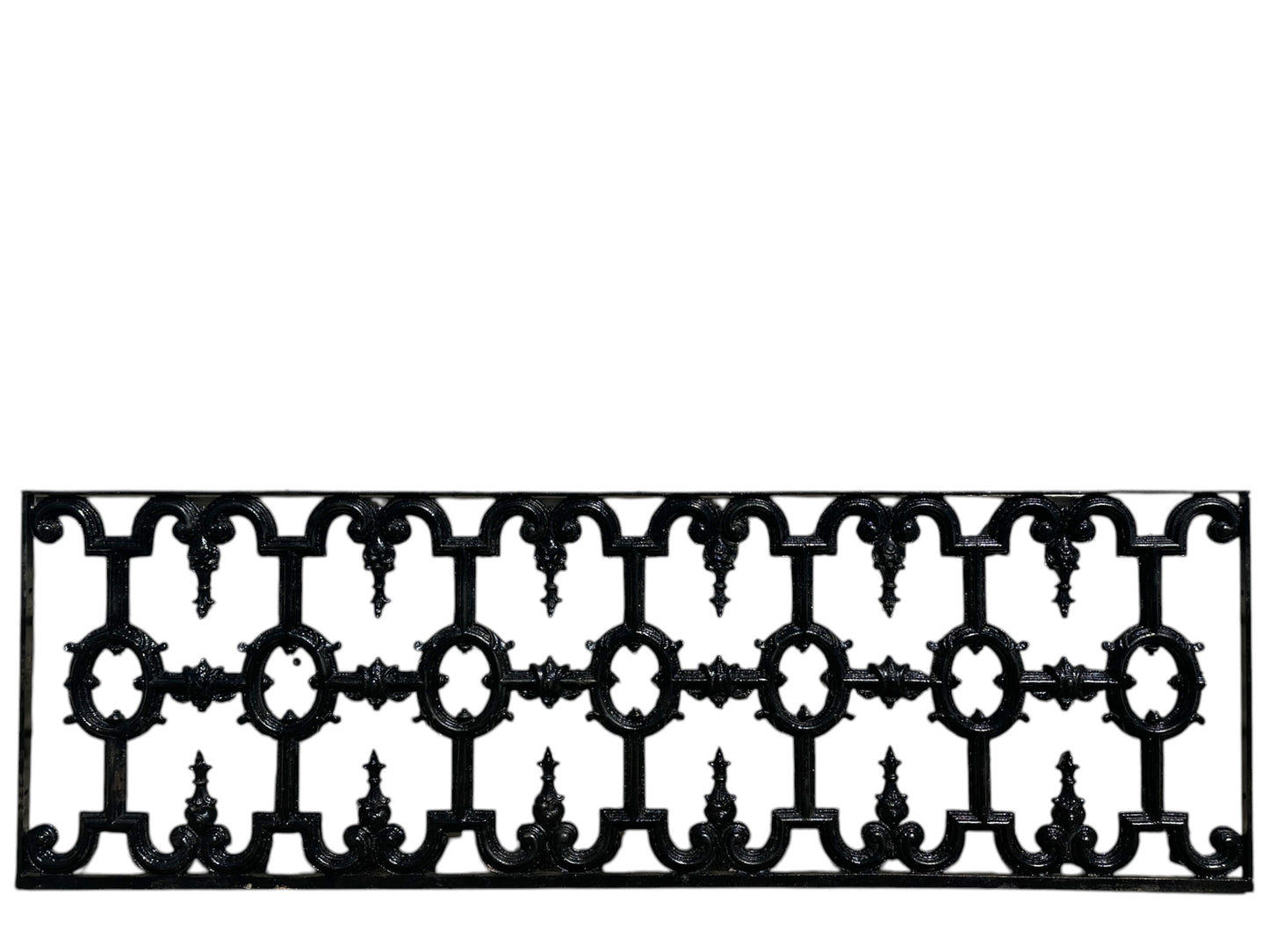 Ornate Restored Antique Wrought Iron Fencing GA20892